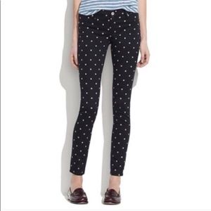 BlankNYC x Madewell black polka dot jeans